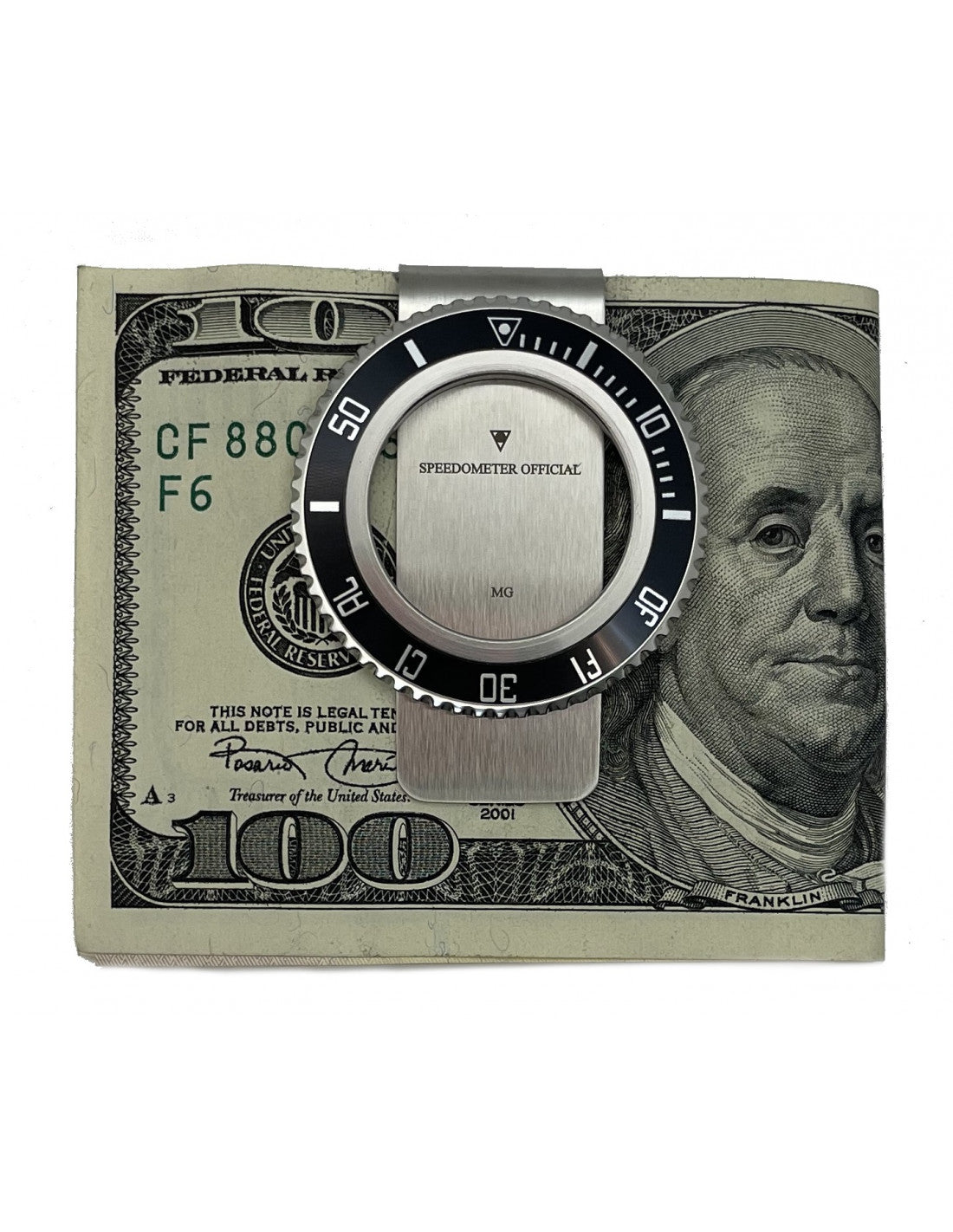 Speedometer Official Money Clip Black