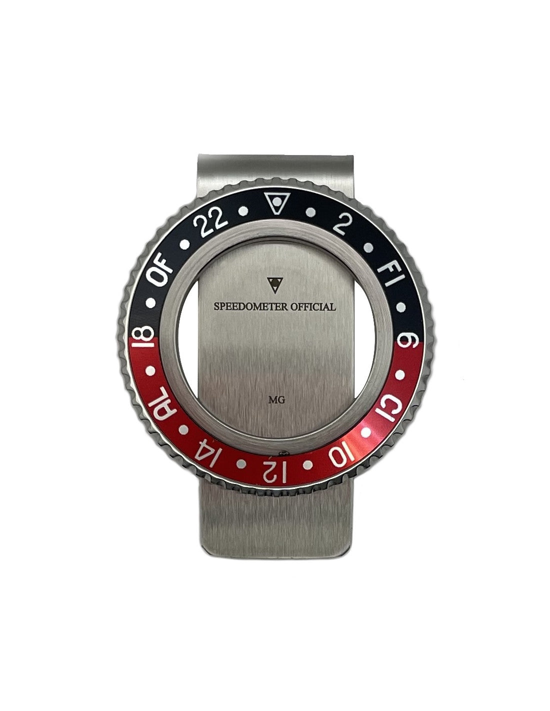 Speedometer Official Red and Black Money Clip