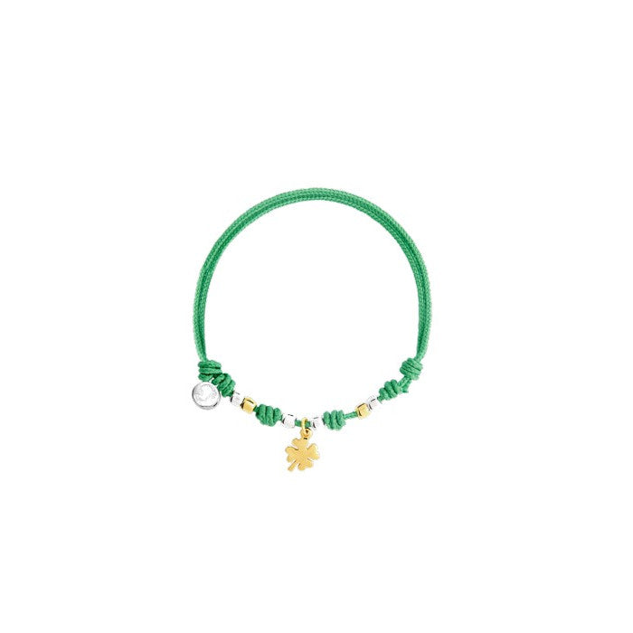 Dodo Four-Leaf Clover Cord Bracelet