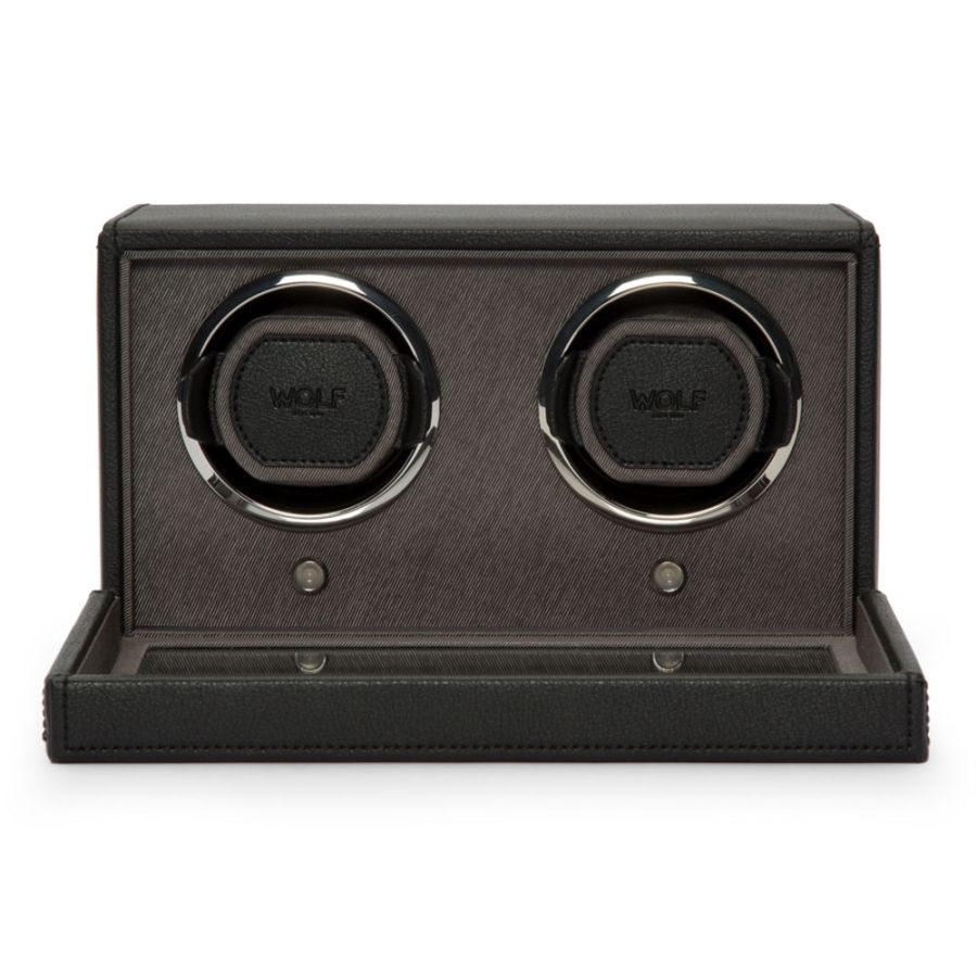 Wolf Cub Double Watch Winder Black 461203