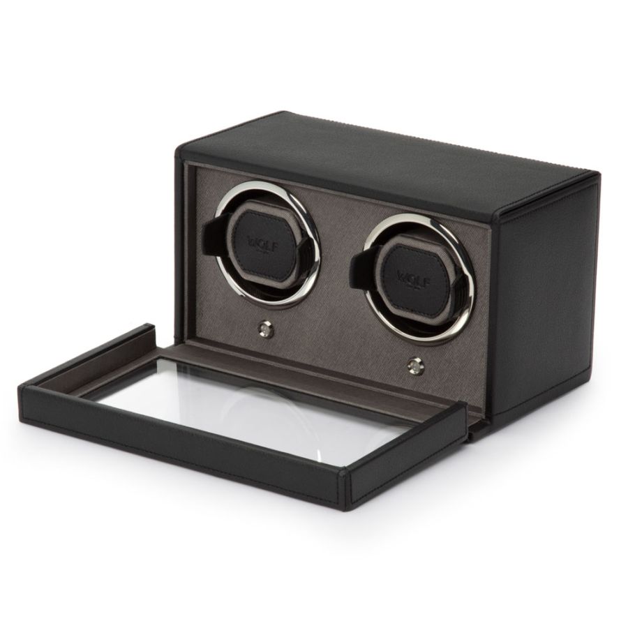 Wolf Cub Double Watch Winder Black 461203