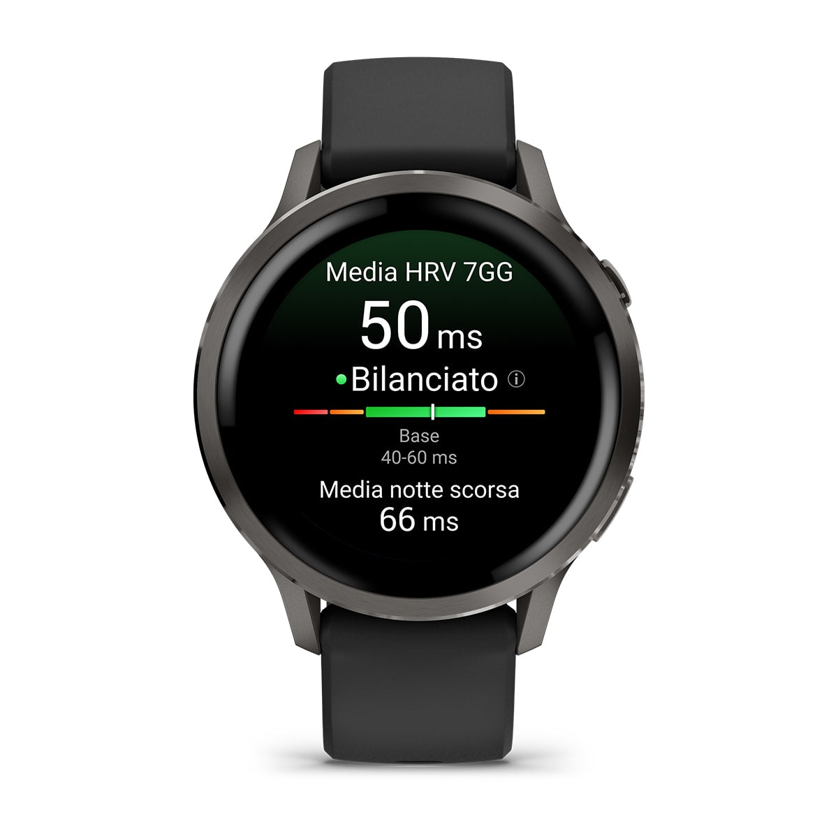 Garmin Venu 4 Slate 41 MM Cinturino Silicone Black