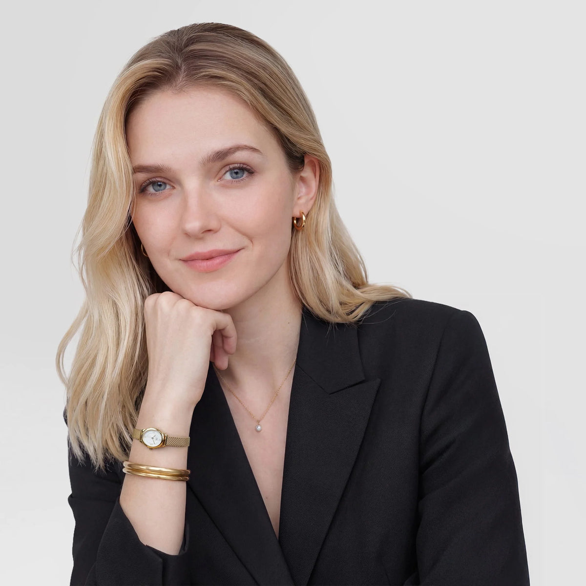 Daniel Wellington Petite St Mawes 28 Rose Gold White