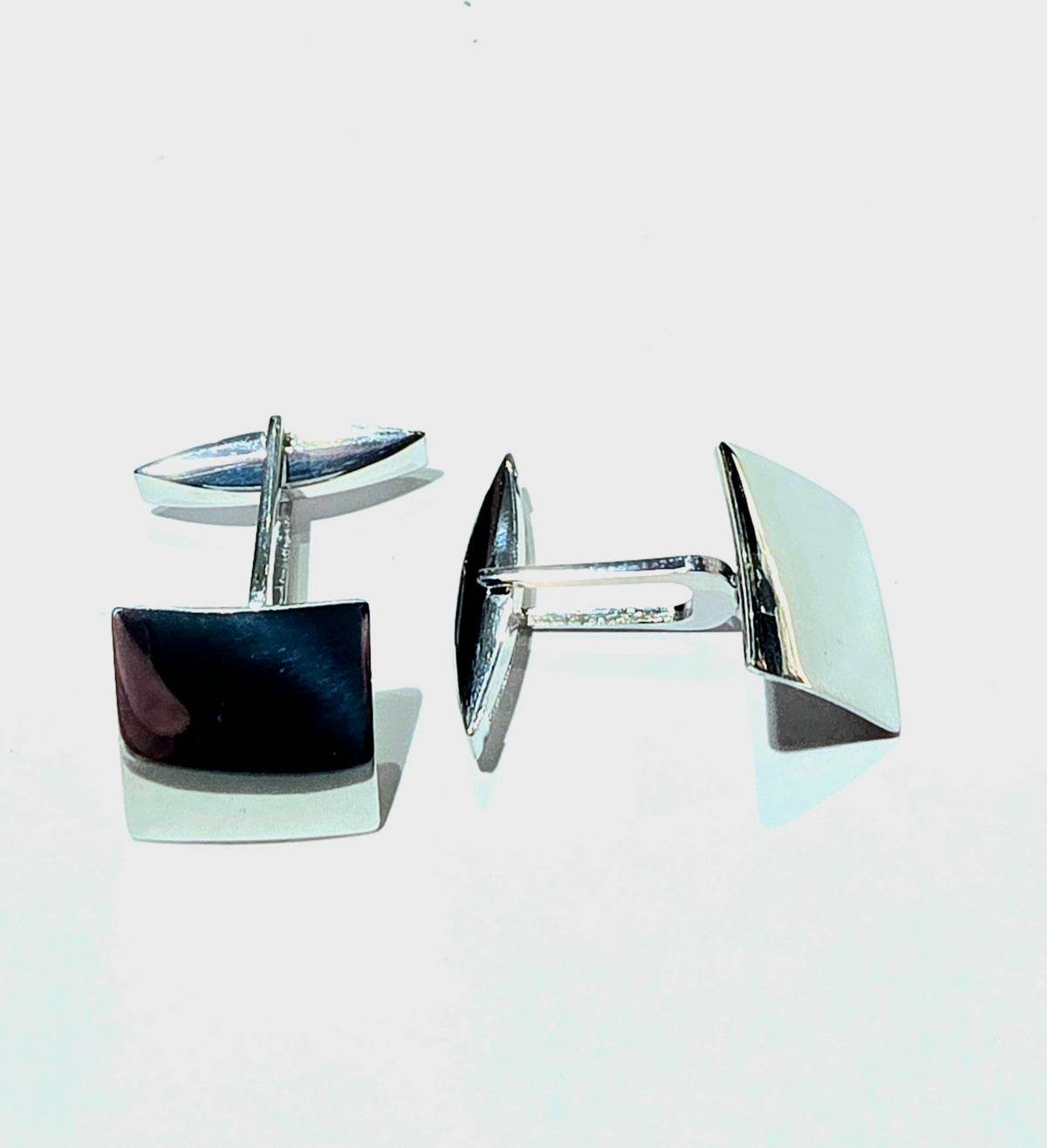 Maiocchi Silver Gemelli Quadrati 13x13mm