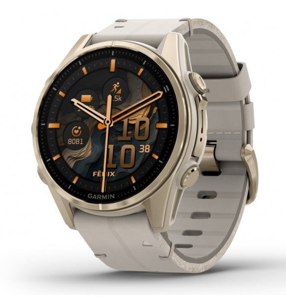 Garmin Fenix 8 43 MM Amoled Sapphire Soft Gold