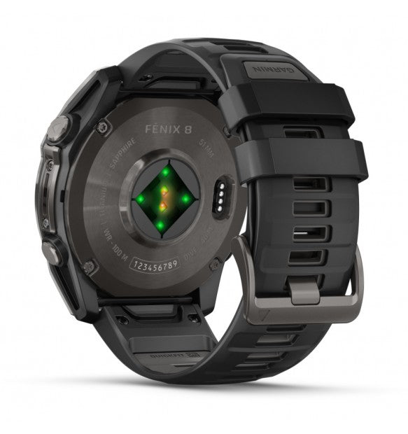 Garmin Fenix 8 51 MM Amoled Sapphire, Carbon Grey DLC