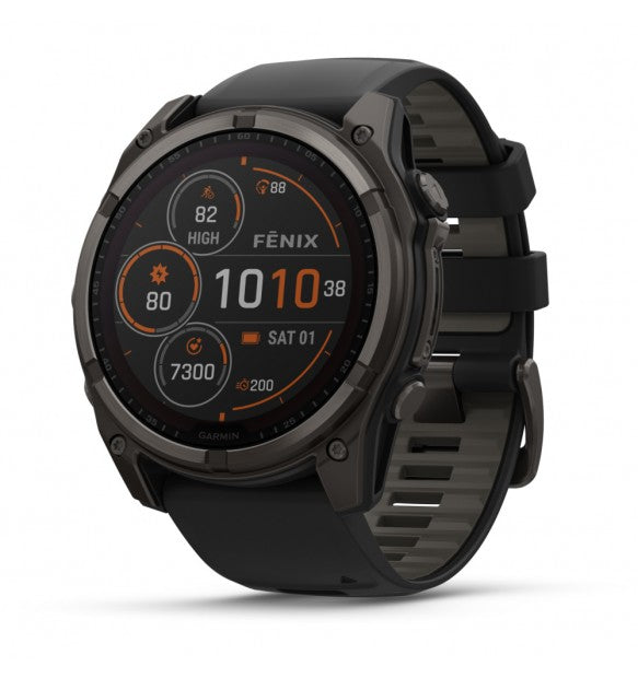 Garmin Fenix ​​8 51 MM Solar Sapphire, Titanium Carbon Grey