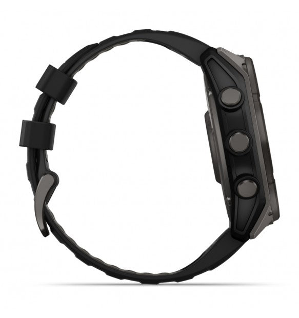 Garmin Fenix 8 51 MM Solar Sapphire, Titanium Carbon Grey