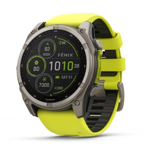 Garmin Fenix 8 51 MM Solar Sapphire, Titanium