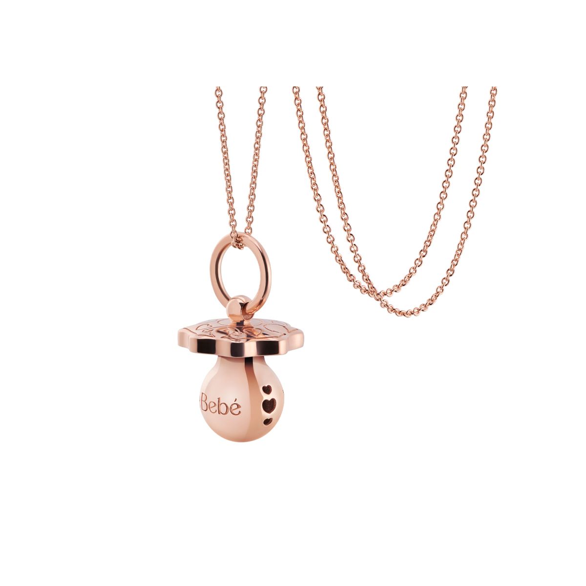 Le Bebè Suonamore I Ciucci in Argento Placcato Oro Rosa SNM082