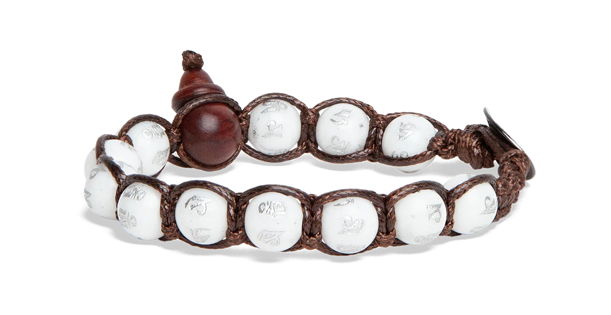 Tamashii Bracciale Mani Stones Agata Bianca BHS905-14