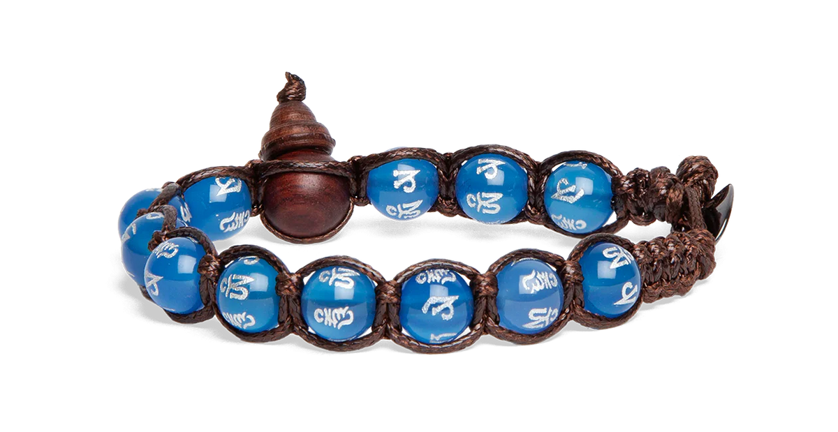 Tamashii Bracciale Mani Stones Agata Blu BHS905-18