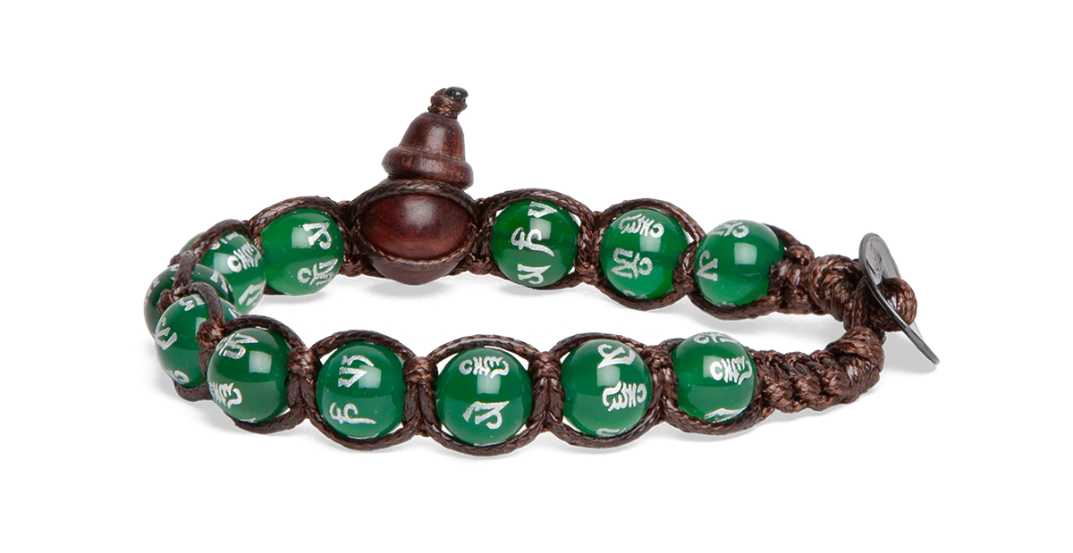 Tamashii Bracciale Mani Stones Agata Verde BHS905-12