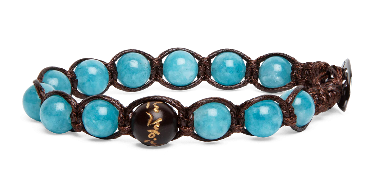 Tamashii Bracciale BHS906-196 Giada Sky Blu Elemento Terra