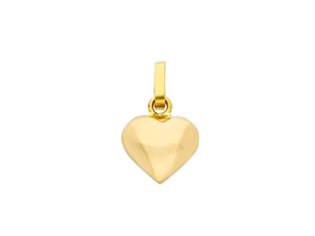  Heart Pendant in 18kt Yellow Gold