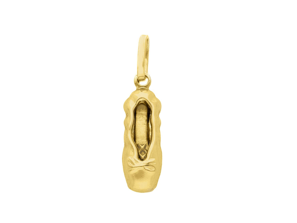  Ballerina Shoe Pendant in 18kt Yellow Gold