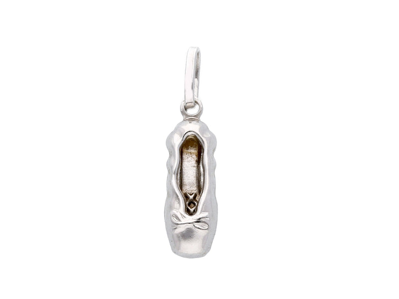 Ciondolo Scarpetta da Ballerina in Oro Bianco 18kt