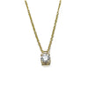  Light Point Necklace Yellow Gold 0.15 ct D VVS1