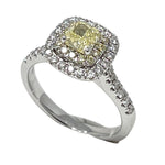  Maiocchi Milano White Gold and Diamond Ring and Fancy Diamonds