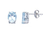 Maiocchi Milano Earrings in White Gold and Aquamarine ct 2.20