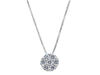  Light point necklace with diamonds 0.22 ct G VS