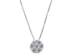  Light point necklace with diamonds 0.22 ct G VS