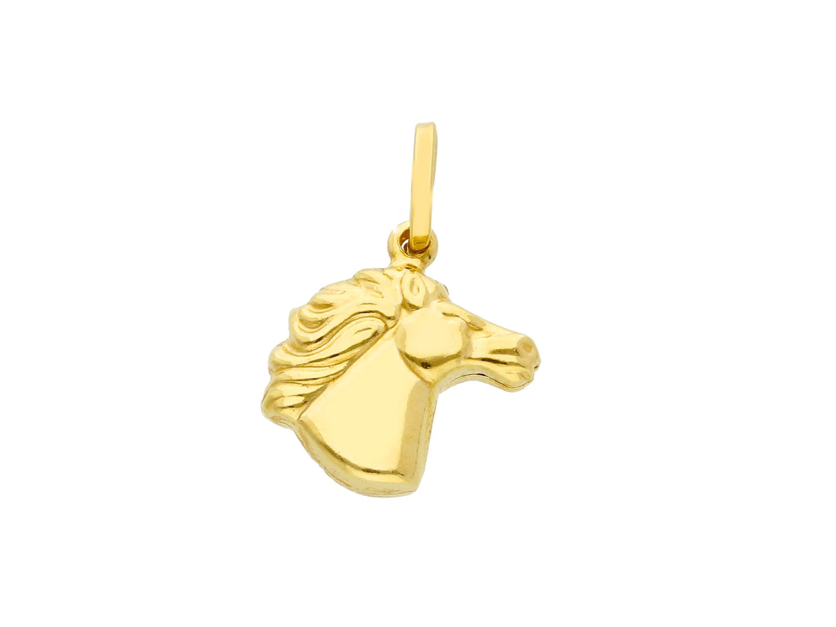 Horse Pendant in 18kt Yellow Gold