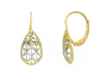  18kt Yellow and White Gold Earrings