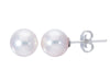  Maiocchi Milano Earrings with Akoya Pearls 8.5 x 9 mm