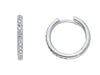 Diamond hoop earrings 0.21 ct G
