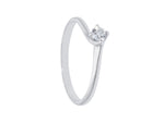  Solitaire ring 0.13 ct G SI
