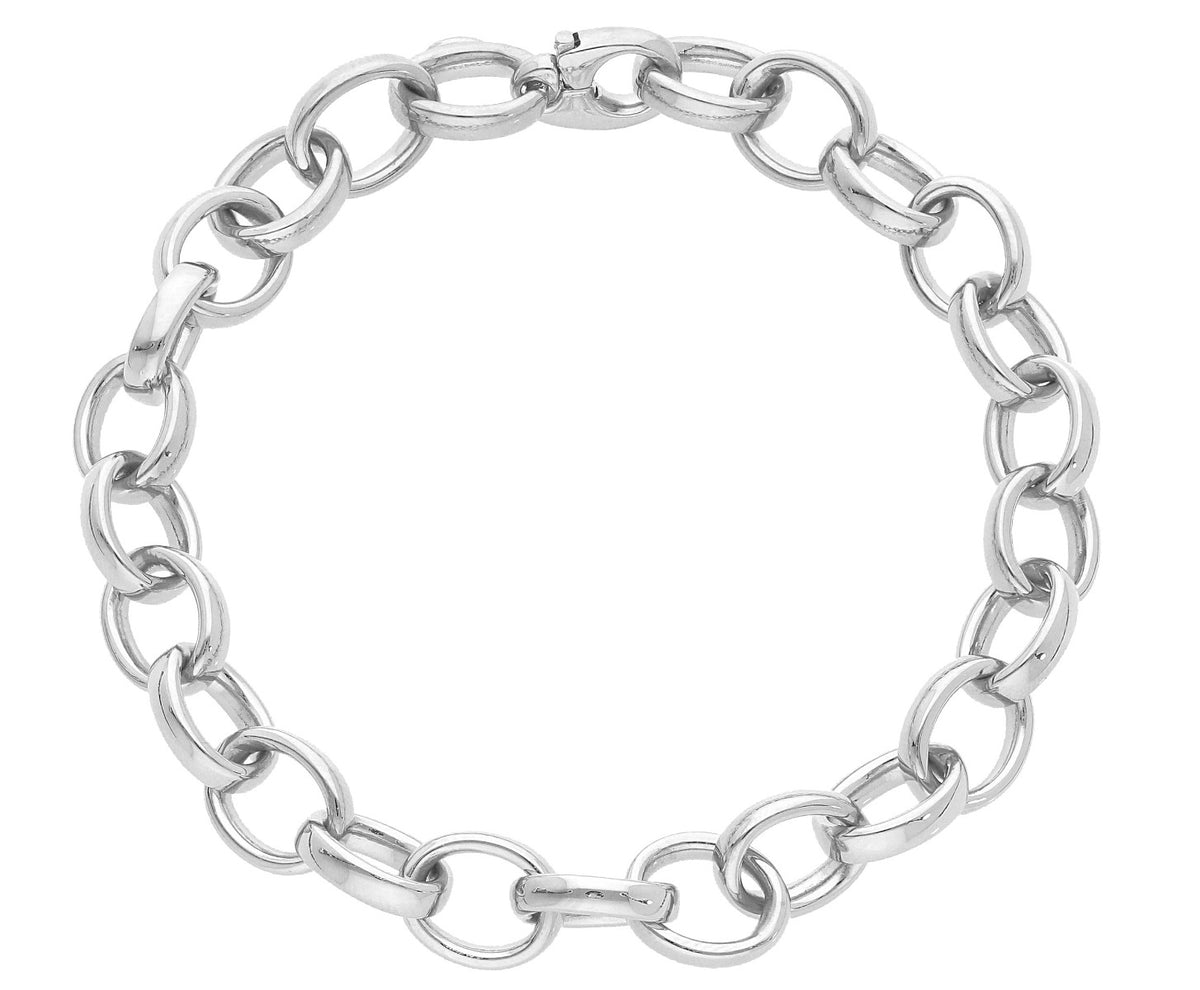 Bracciale Catena Oro Bianco 18kt