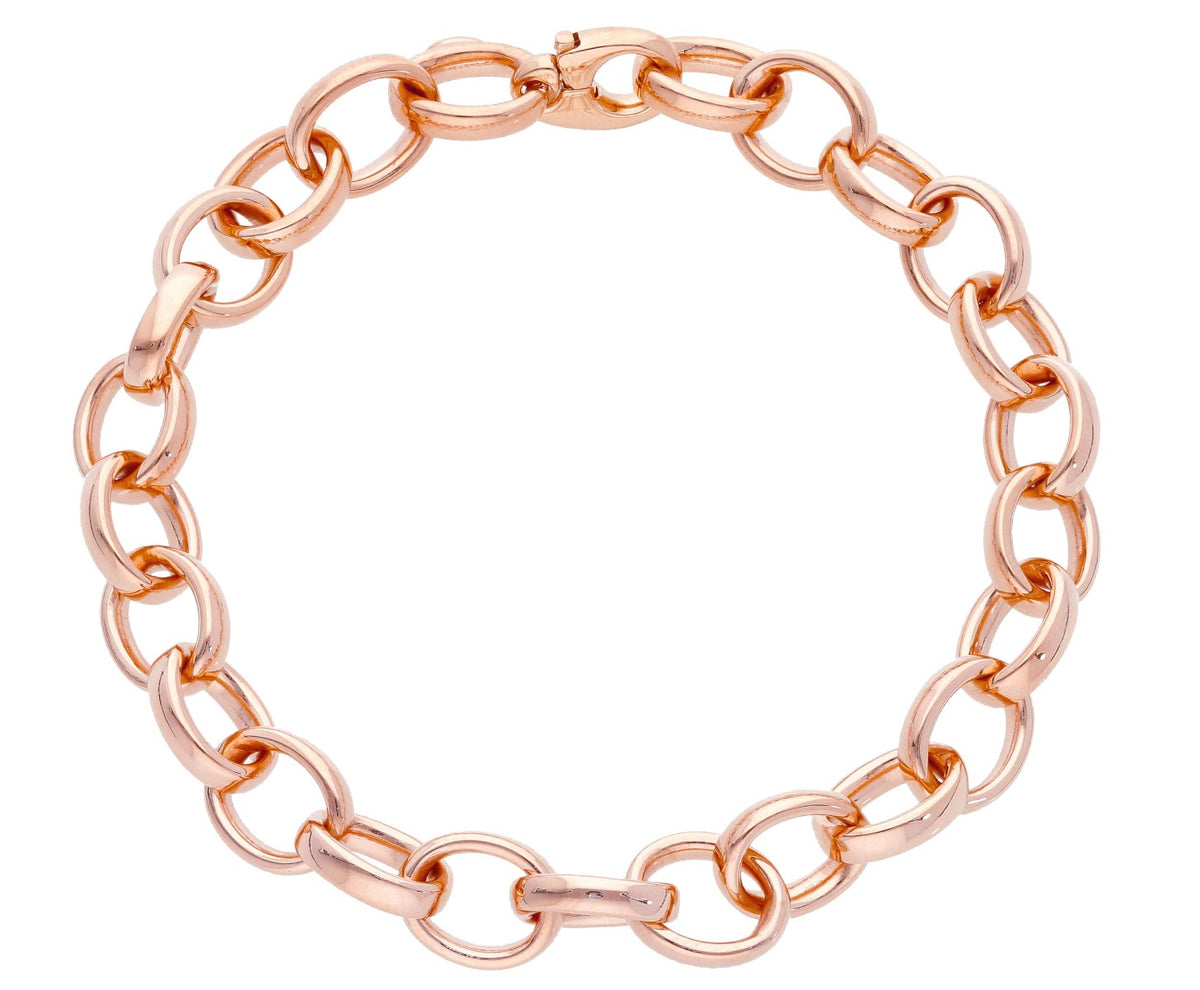 Bracciale Catena Oro Rosa 18kt