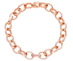  18kt Rose Gold Chain Bracelet