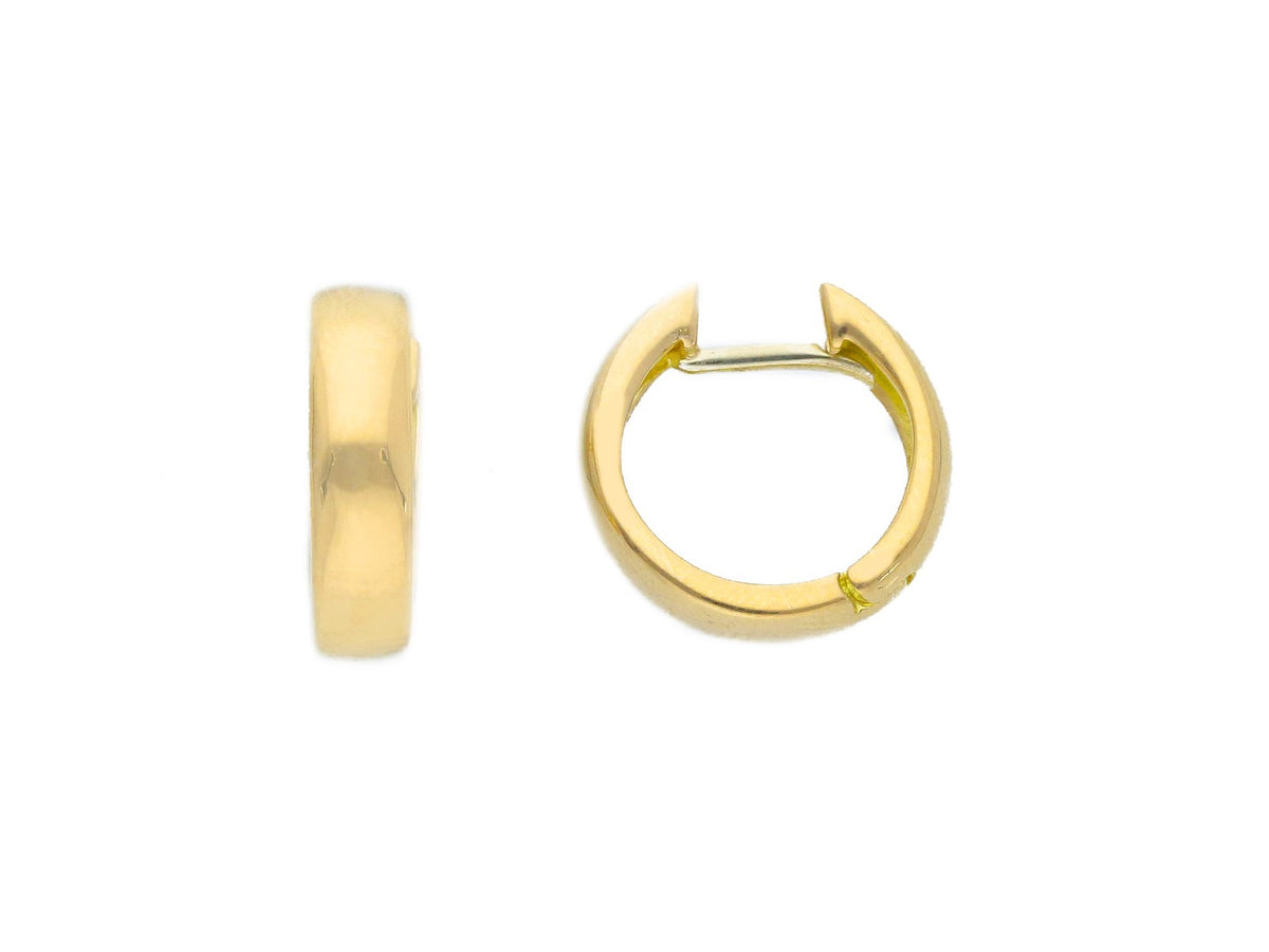 Orecchini Cerchi Scattino in Oro Giallo 18kt