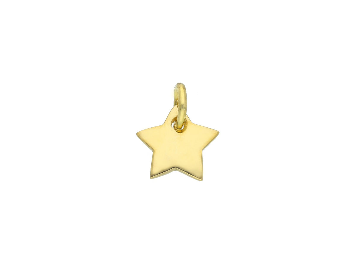  Star Pendant in 18kt Yellow Gold