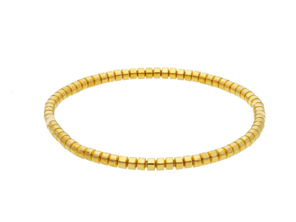  Elastic Bracelet in 18kt Yellow Gold