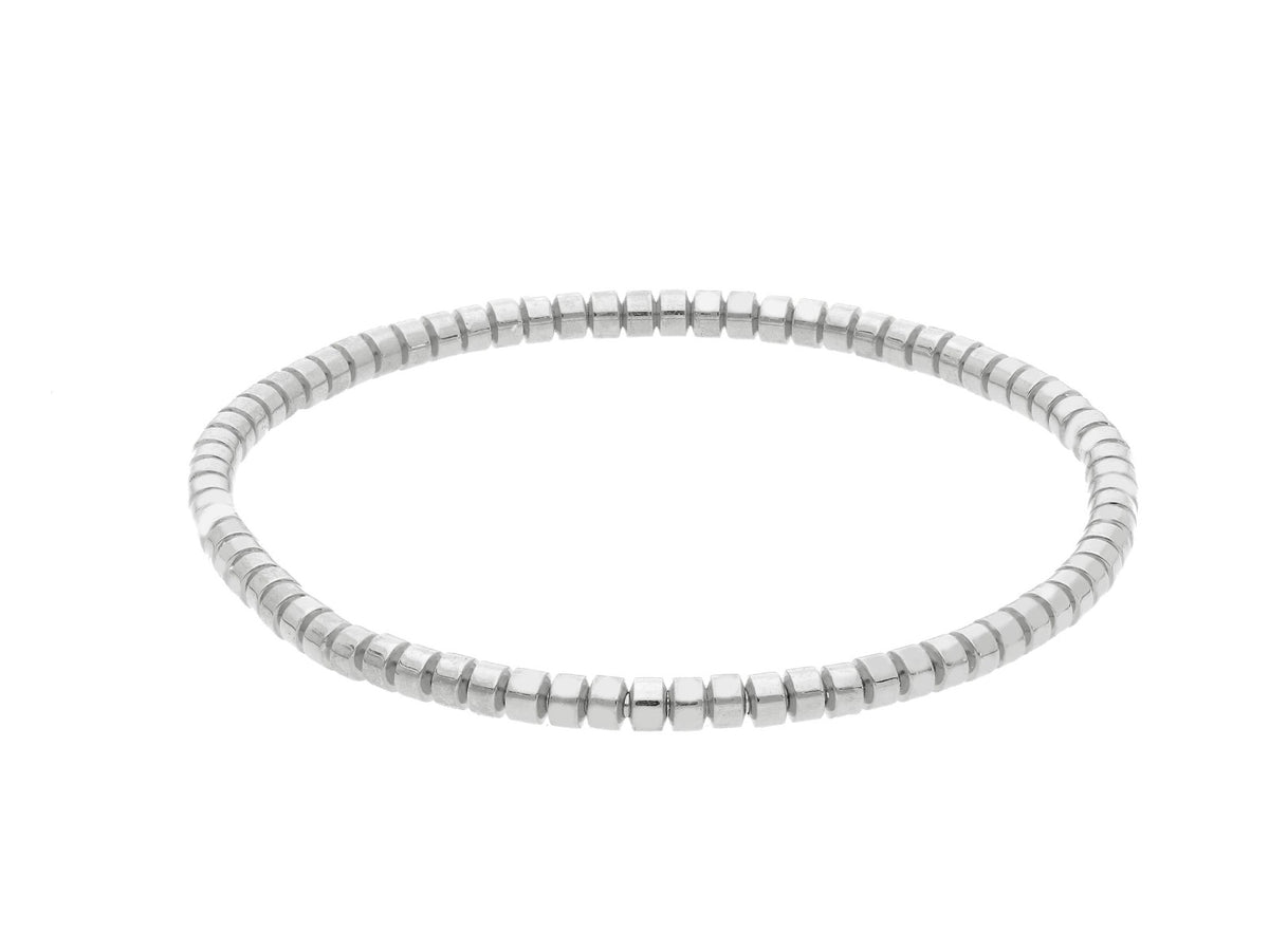  Elastic Bracelet in 18kt White Gold