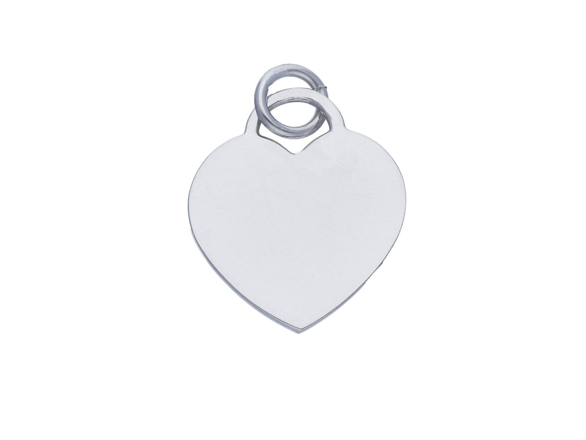  Maiocchi Silver Small Heart Pendant in Silver