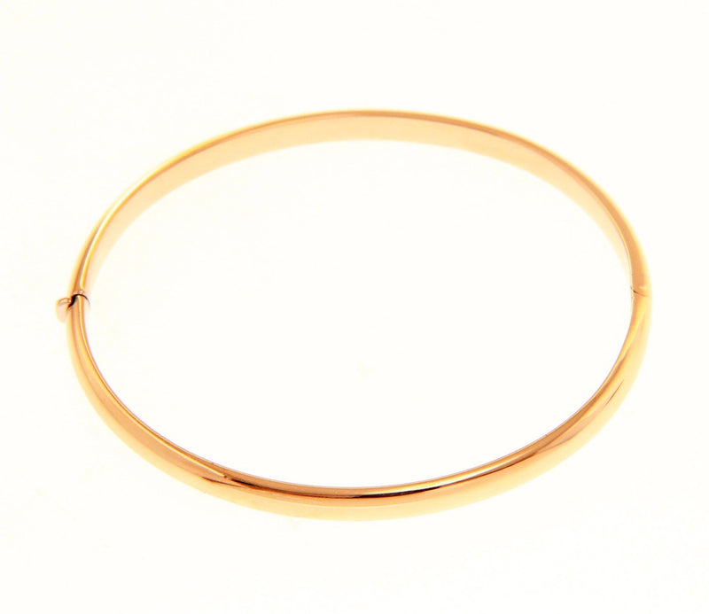  Rigid Bracelet 5 mm 18kt Rose Gold