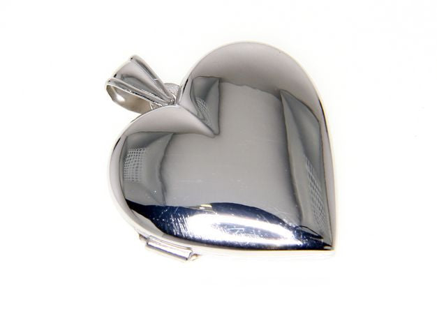  Maiocchi Silver Heart Pendant Photo Frame Silver