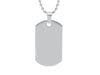  Maiocchi Steel Steel Necklace with Plate