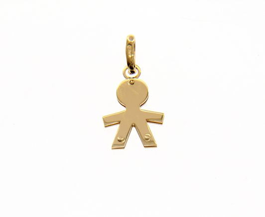  Small Baby Pendant in 18kt Yellow Gold