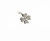  Maiocchi Silver Mini Silver Four-Leaf Clover Pendant