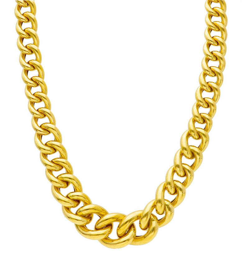  18kt Yellow Gold Groumette Necklace