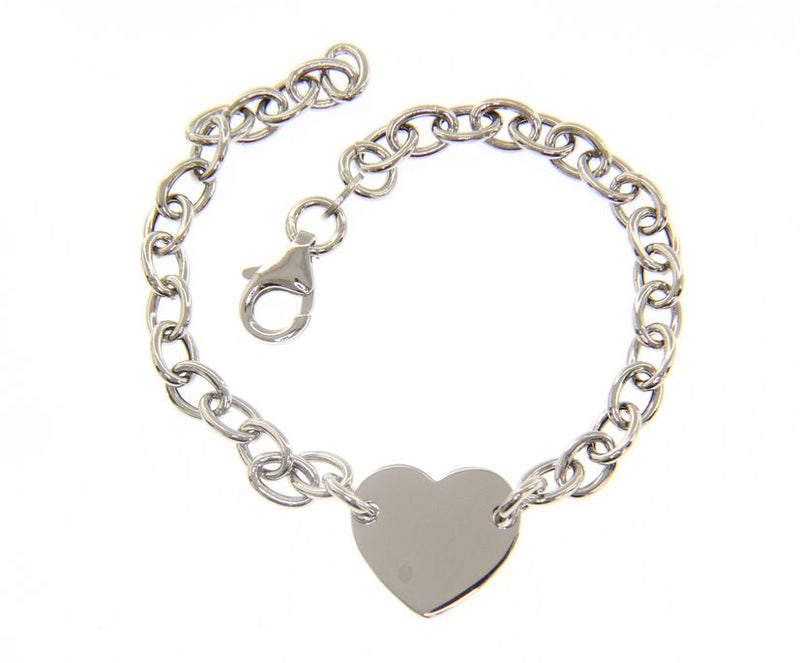 Maiocchi Silver Bracciale con Cuore Argento