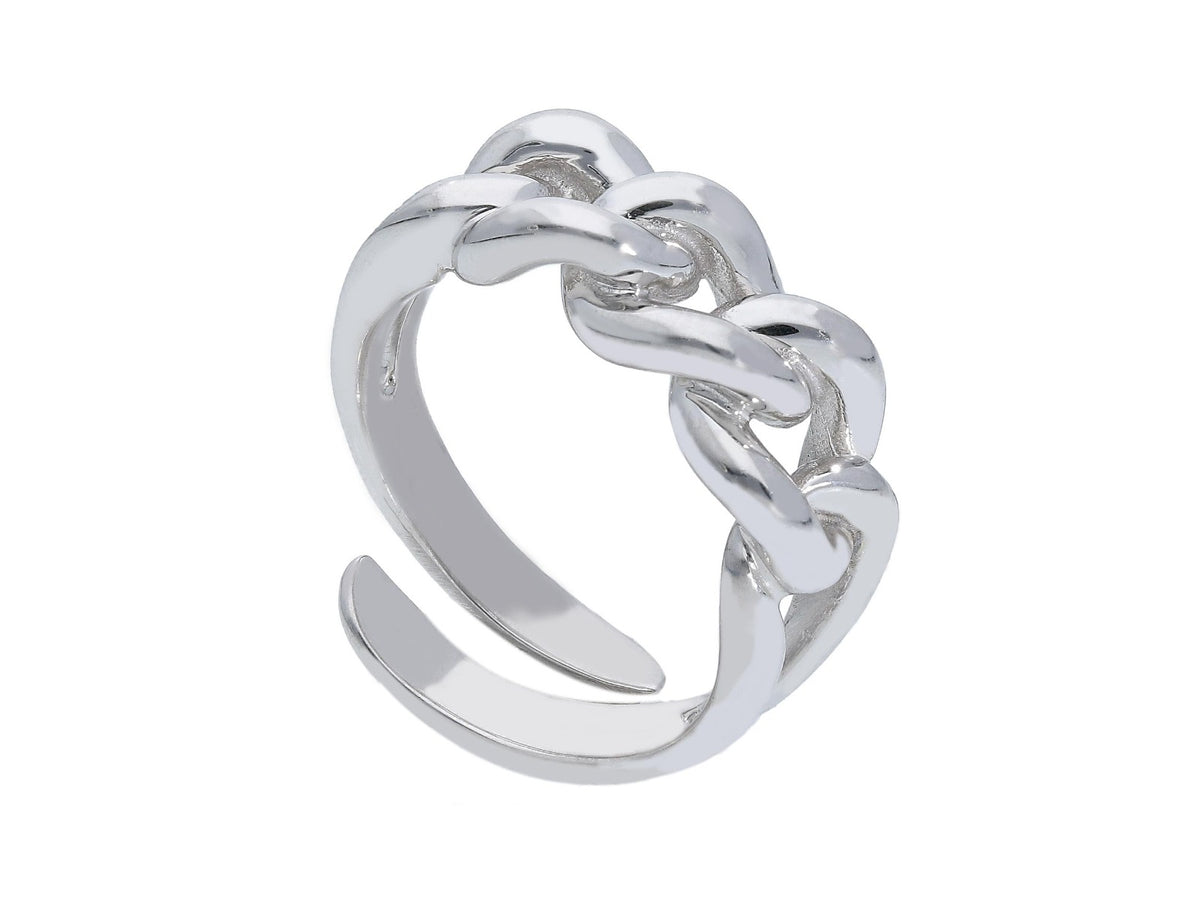 Maiocchi Silver Small Groumette Ring in Silver