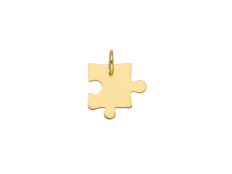 Ciondolo Puzzle in Oro Giallo 18kt