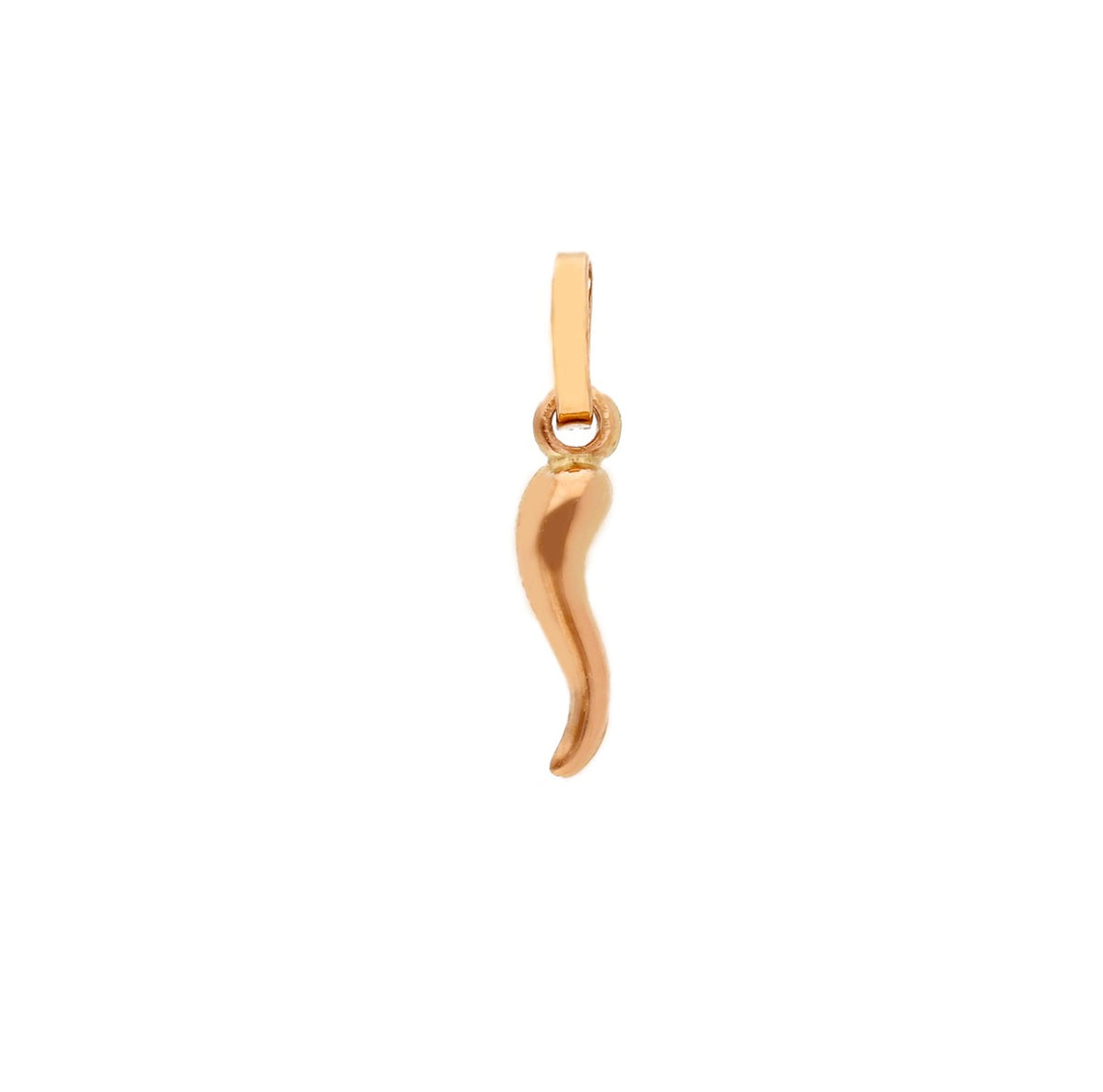 Cornetto Pendant in 18kt Rose Gold