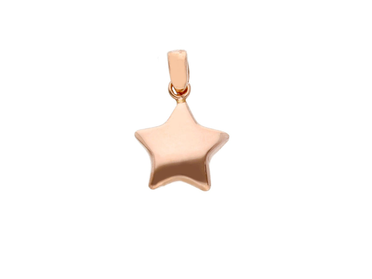  Star Pendant in 18kt Rose Gold